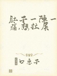 肚子一阵一阵的痛,想拉屎