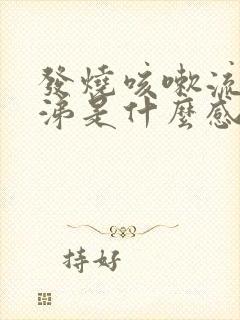 发烧咳嗽流清鼻涕是什么感冒