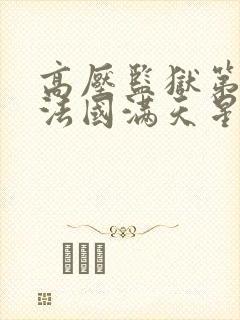 高压监狱第3季法国满天星封面