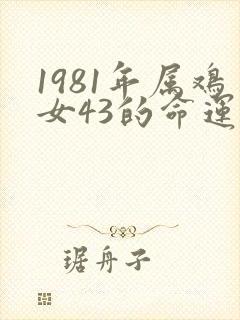 1981年属鸡女43的命运