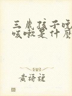 三岁孩子晚上干咳嗽是什么原因