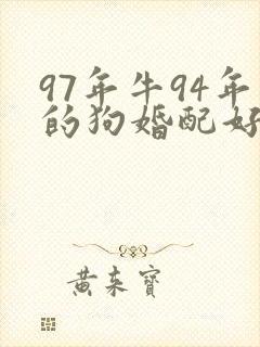 97年牛94年的狗婚配好不好