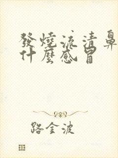 发烧流清鼻涕是什么感冒