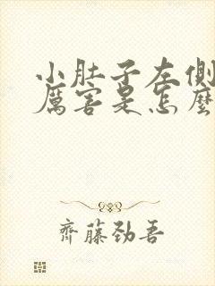 小肚子左侧疼的厉害是怎么回事女性