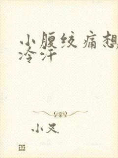 小腹绞痛想吐冒冷汗