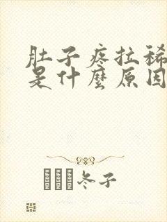 肚子疼拉稀出血是什么原因