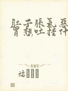 肚子胀气恶心反胃想吐挂什么科封面