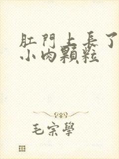 肛门上长了一个小肉颗粒