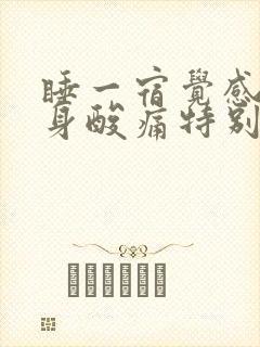 睡一宿觉感觉浑身酸痛特别累什么原因