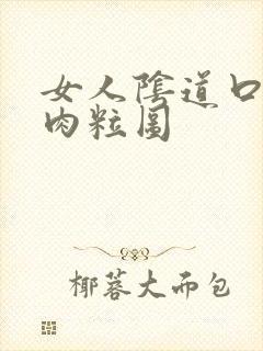 女人阴道口长小肉粒图