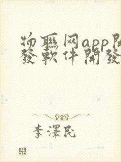 物联网app开发软件开发