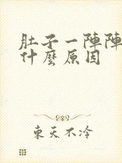 肚子一阵阵痛是什么原因封面