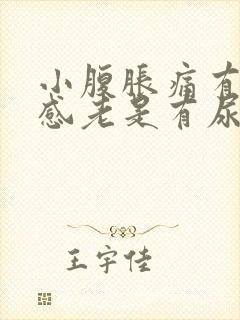 小腹胀痛有下坠感老是有尿意