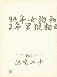 94年女狗和92年男猴相配婚姻如何