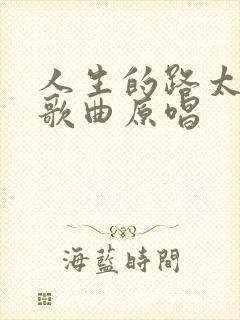 人生的路太难走歌曲原唱