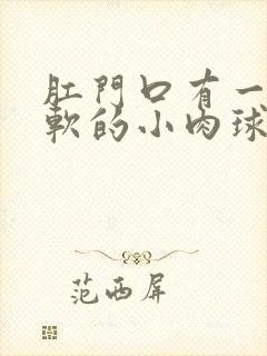 肛门口有一个软软的小肉球