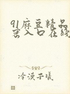 91麻豆精品秘密入口在线观看