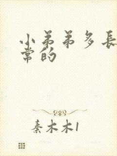 小弟弟多长是正常的