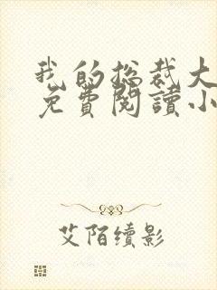 我的总裁大老婆免费阅读小说封面