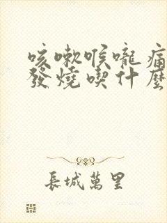 咳嗽喉咙痛有点发烧吃什么药