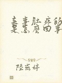 来事肚疼的厉害是怎么回事封面