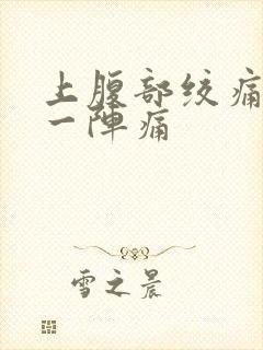 上腹部绞痛一阵一阵痛封面