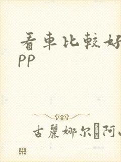 看车比较好的app