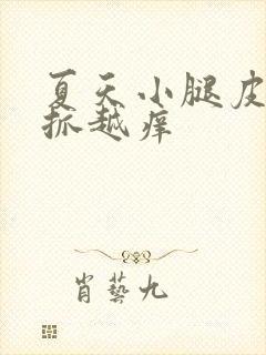 夏天小腿皮肤越抓越痒封面