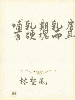 哺乳期乳房突然有硬块而且疼吃什么药封面