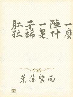 肚子一阵一阵痛拉稀是什么原因