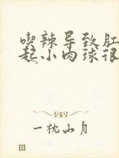 吃辣导致肛门突起小肉球很疼