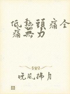 低热头痛全身酸痛无力