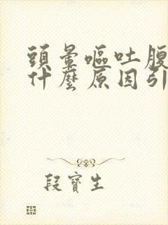 头晕呕吐腹泻是什么原因引起的封面