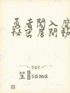 勇者闯入魔王的秘密房间动漫封面
