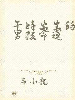 午时出生的属虎男孩命运