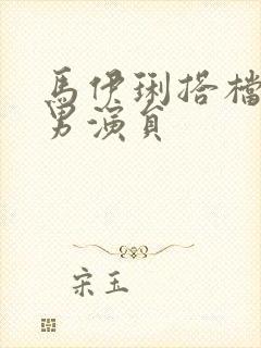 马伊琍搭档过的男演员