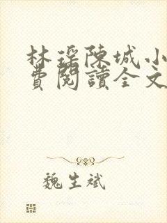 林瑶陈城小说免费阅读全文最新章节