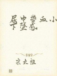 尿中带血小腹有下坠感