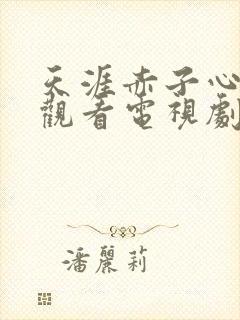 天涯赤子心免费观看电视剧全集