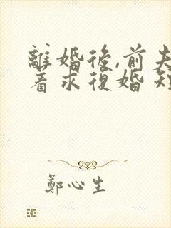 离婚后,前夫哭着求复婚 短剧