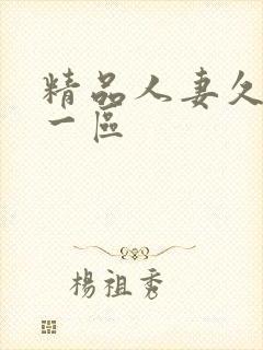 精品人妻久久久一区