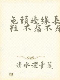 龟头边缘长了肉粒 不痛不痒