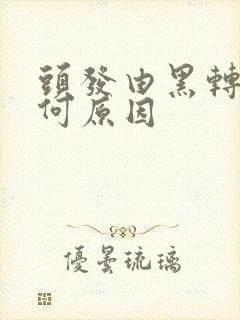 头发由黑转白是何原因