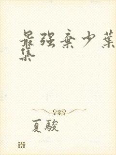 最强弃少叶默全集封面