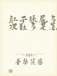 肚子胀屁多大便次数多是怎么回事