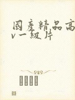 国产精品高清av一级片