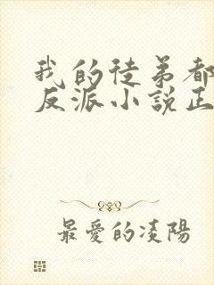 我的徒弟都是大反派小说正版免费