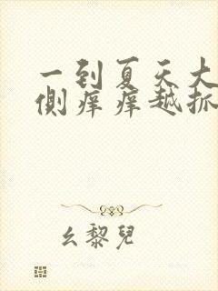 一到夏天大腿内侧痒痒越抓越痒有小红疙瘩