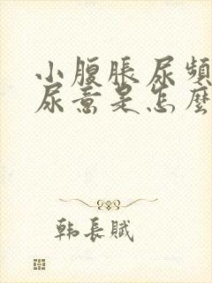 小腹胀尿频总有尿意是怎么回事