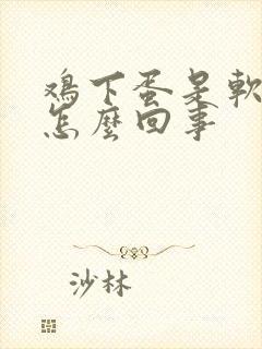 鸡下蛋是软的是怎么回事封面